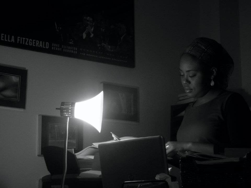 Kalisha at work - negression