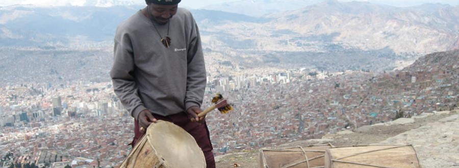 In traditional Saya music, the Drum Man operates like an orchestra conductor.