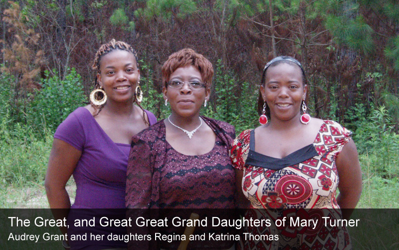 Audrey Grant and her daughters Regina and Katrina Thomas