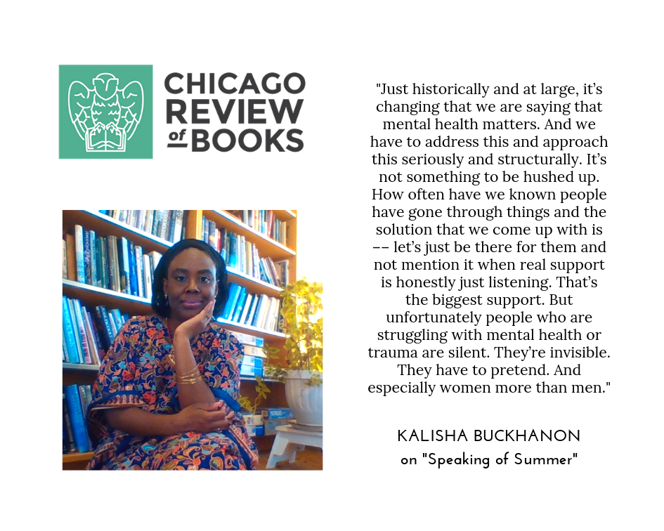 Interview with Kalisha Buckhanon in Chicago Review of Books | negression .com
